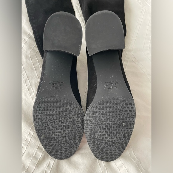 Stuart Weitzman Tieland Over The Knee OTK Boot - Black Suede - 8.5 US - Picture 9 of 16